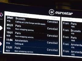 Stromprobleme im Eurostar: Bahnverkehr im Eurotunnel soll sich bis Silvester normalisieren