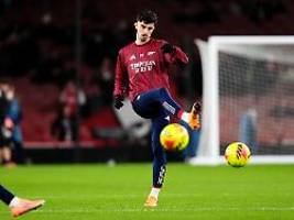 Vier Tore gegen Verfolger: Arsenal feiert Kantersieg bei Havertz' Kader-Comeback