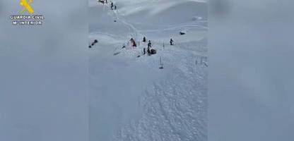 Spanien: Drei Tote bei Lawinenunglück in Aragón in den Pyrenäen