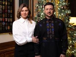 Präsident in Neujahrsansprache: Selenskyj: Wir arbeiten und kämpfen für Frieden