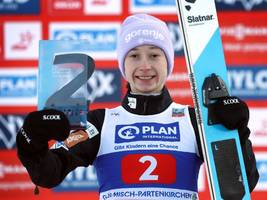 skispringen: auch bei den frauen gewinnt prevc