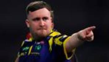 turnier in london: noch ein schritt fehlt: littler steht im finale der darts-wm