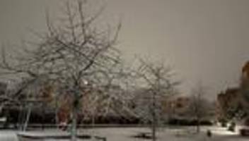 Wetter: Schnee in Hamburg - Stadtreinigung im Einsatz