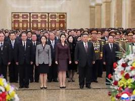 symbolischer auftritt: kim jong uns tochter besucht familienmausoleum