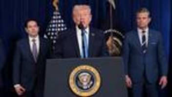 usa und venezuela: jetzt live: donald trump zum us-einsatz in venezuela