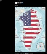 Grönland: Ehefrau von Donald Trumps Stabschef postet Flagge in US-Farben