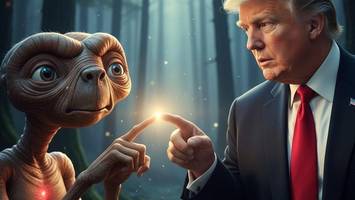 verkündet trump die existenz von außerirdischen? aussagen lassen aufhorchen