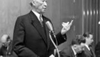 Runder Geburtstag: Steinmeier würdigt Adenauers Verdienste zum 150. Geburtstag