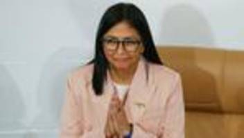 Delcy Rodríguez: Venezuelas Interimspräsidentin kündigt Kooperation mit USA an