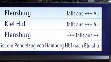 Bahn-Chaos im Norden: Oberleitung beschädigt, Züge fallen aus