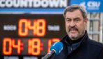 csu-klausurtagung: söder will union wieder auf mehr als 30 prozent bringen