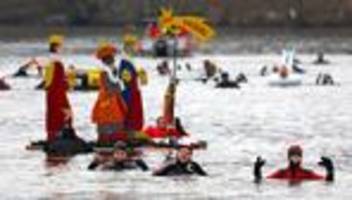 für kälteresistente: eiskalte fluten: drei-könig-schwimmen im main