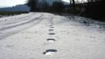 winterwetter: dauerfrost und schnee – glättegefahr in hessen