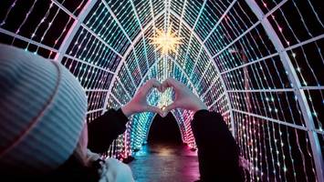 christmas garden im schnee: magische show läuft nur noch wenige tage
