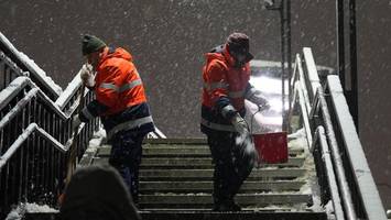 der schnee und wir: lasst uns zusammen anpacken!