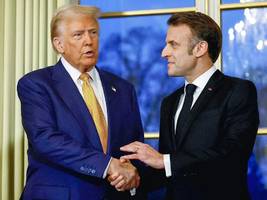 trump und macron: „nononono, ju kännot du sät“
