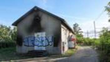 einschränkungen seit september: durch brand zerstörtes stellwerk wird abgebaut