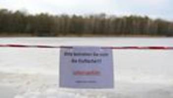 Vorsicht, nicht betreten: Städte warnen vor zugefrorenen Gewässern