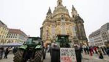 Protest in Dresden: Landwirte fordern Nachbesserungen bei Mercosur-Abkommen