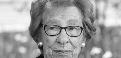 Eva Schloss – Nachruf: Zärtlichkeit und Freude