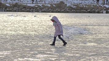 Dramatische Rettung: 12-Jährige bricht ins Eis ein – ihr Hund ertrinkt