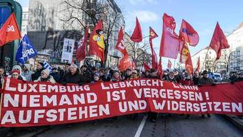 liebknecht-luxemburg-demo am sonntag: sorge vor ausschreitungen