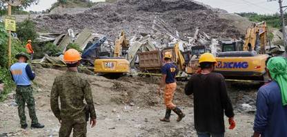 Philippinen: Mindestens ein Mensch stirbt bei Mülllawine