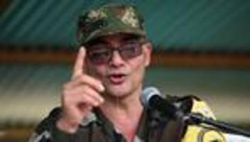 rebellenorganisation: farc-anführer ruft kolumbianische guerilla zur einheit gegen trump auf