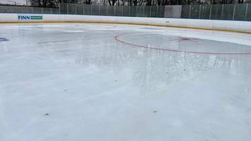schnee, regen, löcher im eis: warum es bei hamburgs neuer eisfläche noch hakt