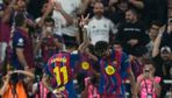 fußball: clásico-drama in dschidda: barça holt supercup gegen real