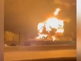 Direkte Treffer: Kiew meldet Angriffe auf russische Bohrplattformen