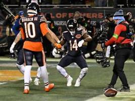 Wildes Comeback im letzten Viertel: Chicago Bears gewinnen erstes NFL-Playoff-Spiel seit Ewigkeiten