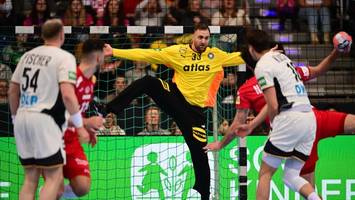 wolff-gala vor em: handballer bestehen generalprobe gegen kroatien