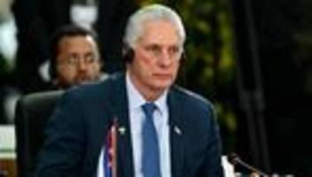 miguel díaz-canel: kubas präsident bestreitet verhandlungen mit den usa