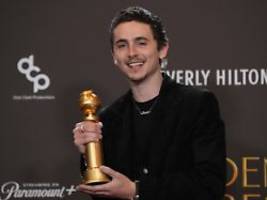 Preisverleihung in Beverly Hills: Timothée Chalamet gewinnt erstmals Golden Globe