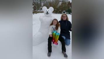 Echter Schnee – Leas größtes Geburtstagsgeschenk