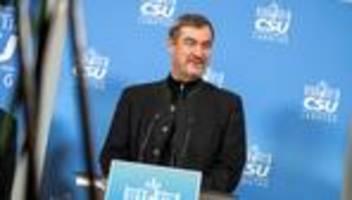 CSU-Fraktionsklausur: Söder fordert Neuordnung von Bundesländern