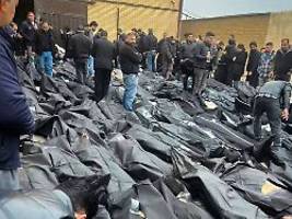 täglich hunderte opfer: menschenrechtler: mehr als 2500 tote bei protesten im iran