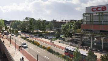 B5: Weniger Platz für Autos, mehr für Grünflächen, Busse und Radfahrer