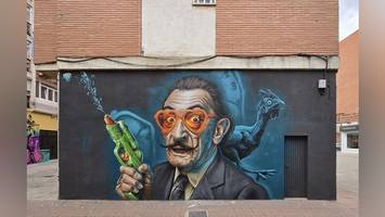 Coole Streetart in altehrwürdiger Drostei: Porträts der Straßenkunst