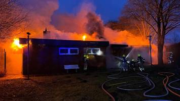 verheerender sportlerheim-brand: bittere nachricht für henstedt-ulzburg