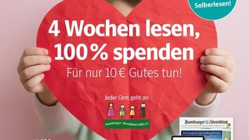 Vier Wochen lang das Abendblatt lesen und so Kindern mit Lernschwäche helfen