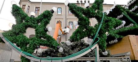 Alle Jahre wieder: Augsburgs Weihnachtsbeleuchtung wird abgebaut