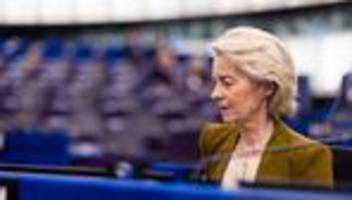 Europäisches Parlament: Von der Leyen wieder mit Misstrauensvotum konfrontiert