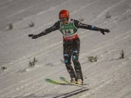 es droht der olympia-gau: minimal-chance zwingt karl geiger einmal um die welt