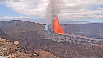 Schockierende Aufnahmen: Lavafontänen schießen 200 Meter hoch – Behörden warnen