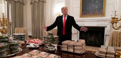 Donald Trump: Gesundheitsminister beschwert sich über Ernährung des US-Präsidenten