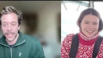 Checker Tobi und Luisa Neubauer geben Unterricht – live aus der Antarktis