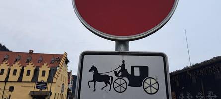 „Ist das echt?“ Kurioses Schild bei Schloss Neuschwanstein ist ein echter Hingucker