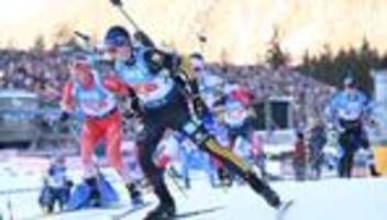 Weltcup: Deutsche Biathlon-Staffel in Ruhpolding auf Platz drei
